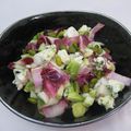 Salade fruitée au Roquefort
