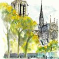 La flèche de Notre Dame de Paris 