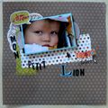 Page "Mon petit lion"