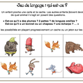 Jeu de langage pour les moyens