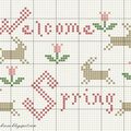 Une grille par semaine (grille 12): Welcome spring