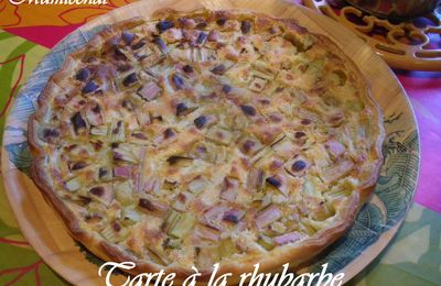 Tarte à la rhubarbe