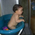 Dans le bain