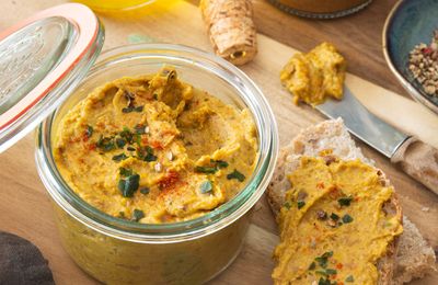 Tartinade de butternut aux lentilles & épices #vegan #sansgluten
