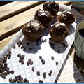 Muffins corsés cacao amer / café, pour réveils difficiles !