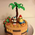 Gâteau Les Héros de Nolan: Sonic, minions,cars,tortues Ninjas