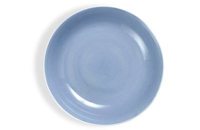 A 'clair-de-lune'-glazed saucer dish, Mark and period of Yongzheng