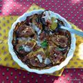 Mon petit gratin de l'été ( aubergines et figues )