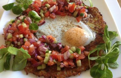 Galette de pommes de terre fraîcheur