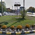 Rond-point à Botosani (Roumanie)