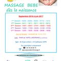 Massage bébé : reprise le 10 mars 