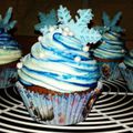 Cupcake reine des neiges 