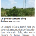 Projet éolien de Maransin