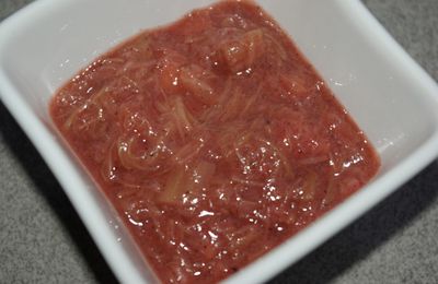 Compote fraise-rhubarbe
