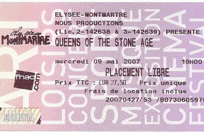 Queens of the Stone Age - Mercredi 9 Mai 2007 - Elysée Montmartre (Paris)