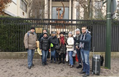 23/01/2016...A l'ambassade de Russie à Paris...