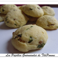 Cookies au parmesan basilic et pignons de pin