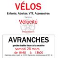 bourse aux vélos à Avranches - samedi 28 mars 2015