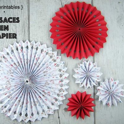 DIY Printables : des rosaces en papier avec Créavea