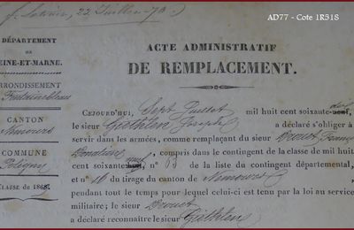 Recherches militaires au XIXème siècle…