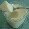 yaourts maison diététiques avec Sukrin (sans sucre et sans lait en poudre) 