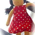 Une robe ballon sur ma poupée Cathy