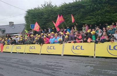 Reportage: Le 3 juillet 2016, sur la route du TOUR de FRANCE ça pavoise normand!