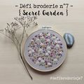 Défi broderie n°7: Secret Garden