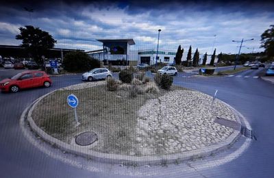Rond-point à Le Crès