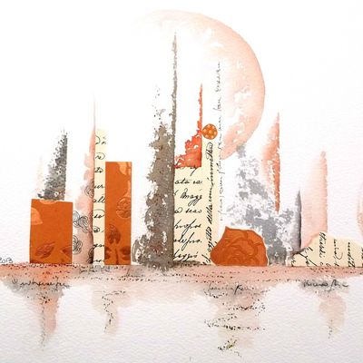 Nouvelle collection d'aquarelles et technique mixte