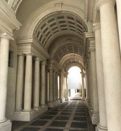 Rome, étrange et curieuse (18/45). Rione Regola VII (2) – L’illusion du palais Spada – Piazza Capo di Ferro, 13.