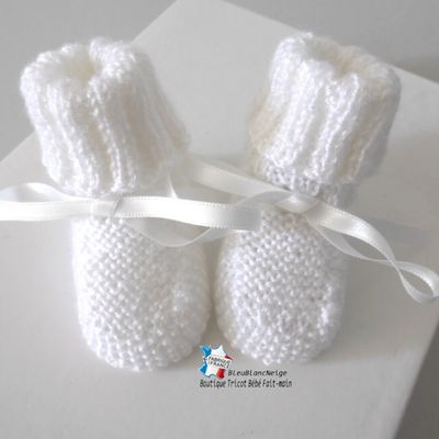 Boutique tricot bébé modèle layette bb tricoté main, brassières, bonnets, chaussons