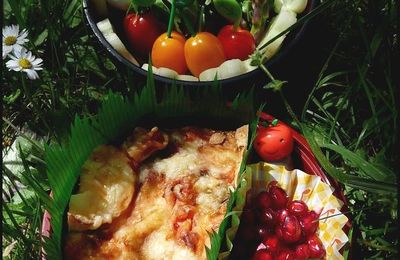 tarte kale tomate et chèvre