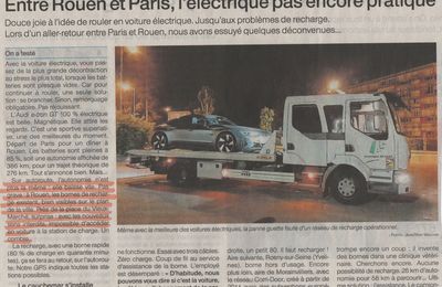 En voiture électrique sur l'A13: le monde d'après cher au Nouveau Maître de Rouen est encore loin...