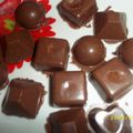 chocolat coeur de mousse au chocolat