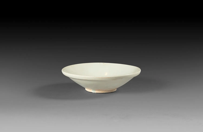A white-glazed bowl, Ding ware, Five dynasties (907-960)