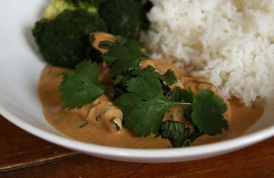 Curry Penang au poulet 