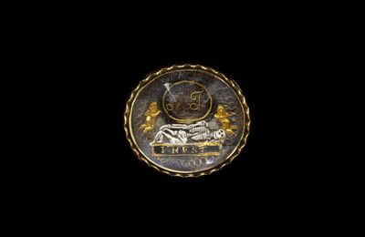 Gold slide, England, about 1700