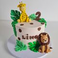 Gâteau jungle - jungle cake