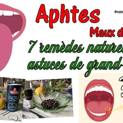 Soigner un aphte naturellement et vite — 7 remèdes naturels et astuces maison efficaces