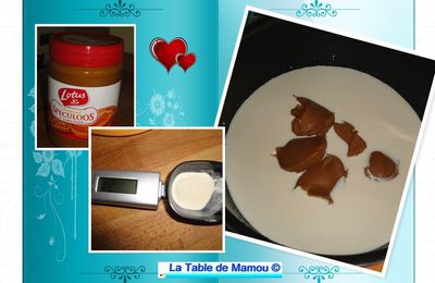 Panna cotta au spéculoos et poires