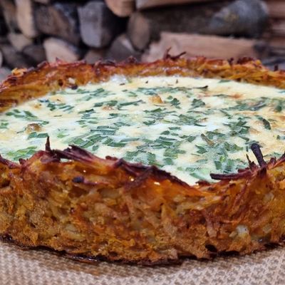Quiche rösti au fromage