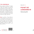 POINT DE LENDEMAIN, bientôt, en librairies...