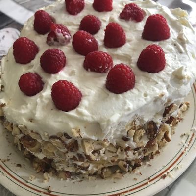 Framboisier crème mascarpone