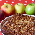 Gâteau aux pommes, caramel au rhum