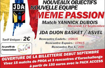 Match Yannick DUBOIS mercredi 12 septembre