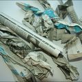 Arbre en papier journal