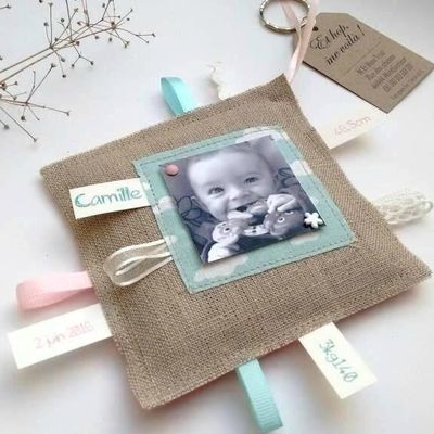 Mon doudou étiquette devient faire part !!