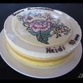 Entremets Mangue - Passion et chocolat blanc