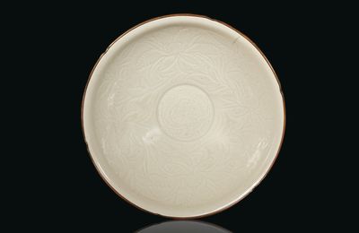 A Dingyao 'peony and chilong' bowl, Song dynasty, 12th century